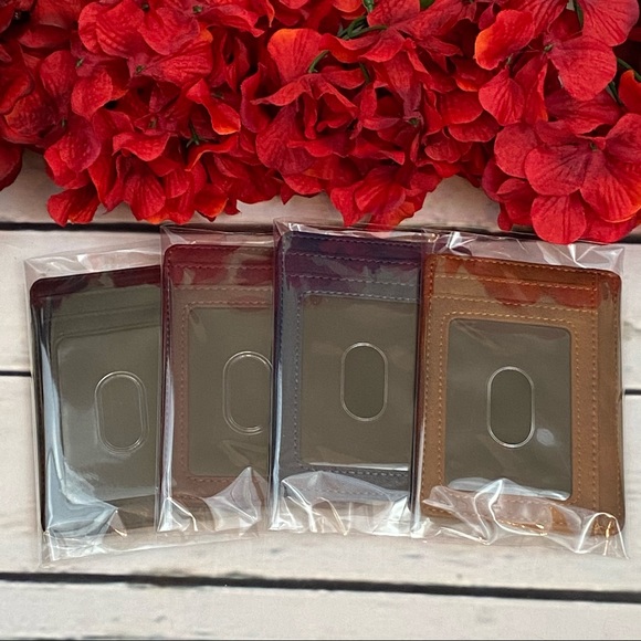 Slim RFID Blocking Vegan Leather Wallet Credit ID - Picture 15 of 16